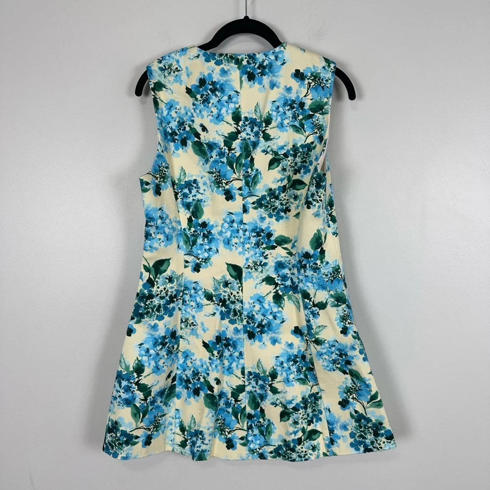 TUCKERNUCK Water's Edge Hydrangea Rhoda Tunic Top Size 10 - Picture 10 of 11